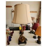 2 decorative 32-in bird theme table lamps 2 decorative 32-in bird theme table lamps
