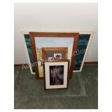 4 pieces assorted artwork wall hangings