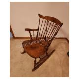 Vintage Nichols and Stone Co. Solid wood rocking