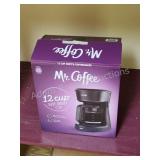 New in the box Mr Coffee 12-cup switch coffee