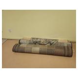 7 assorted area rugs and floor mats