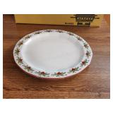 Porsgrund Norway heart and boughs 10 in serving