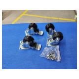 Set of 4 new 2-in nylon Caster wheels Set of 4 new 2-in nylon Caster wheels