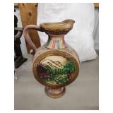 Vintage Norleans Japan chalkware decorative 12.75 Vintage Norleans Japan chalkware decorative 12.75