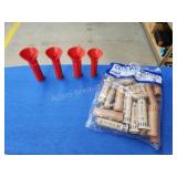 Coin sorting tubes and coin wrappers Coin sorting tubes and coin wrappers