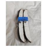 Pair of antique ice skate protectors Pair of antique ice skate protectors