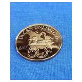 Ducks Unlimited 50th anniversary gold collector Ducks Unlimited 50th anniversary gold collector