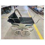 Antique silver cross baby carriage Antique silver cross baby carriage