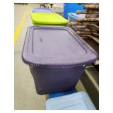 Sterilite 18 gallon storage tote, purple Sterilite 18 gallon storage tote, purple