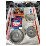 Assorted antique vintage canning jar lids and Assorted antique vintage canning jar lids and