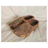 Pair of antique vintage Holland wooden Farm shoes Pair of antique vintage Holland wooden Farm shoes