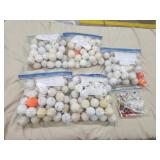Vintage experienced golf balls and assorted teas, Vintage experienced golf balls and assorted teas,