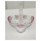 Vintage Anna Hutte decorative glass basket, 4 x 6 Vintage Anna Hutte decorative glass basket, 4 x 6
