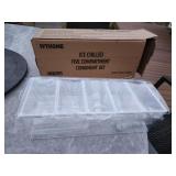 IVYHOME ice chilled five compartment condiment IVYHOME ice chilled five compartment condiment