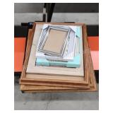 Miscellaneous picture frames, various sizes Miscellaneous picture frames, various sizes