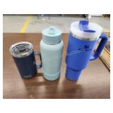 Assorted Stanley, Yeti, Hydrapeak tumblers Assorted Stanley, Yeti, Hydrapeak tumblers