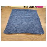 4 Pottery Barn 22-in navy cotton textured velvet 4 Pottery Barn 22-in navy cotton textured velvet