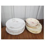 Assorted vintage decorative porcelain plates, Assorted vintage decorative porcelain plates,