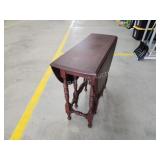 Vintage antique solid wood drop leaf table with Vintage antique solid wood drop leaf table with