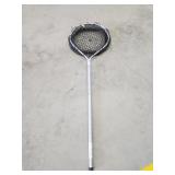 Modern aluminum handled landing net with rubber Modern aluminum handled landing net with rubber
