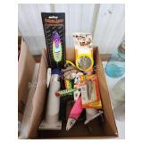 Variety salmon fishing related lures and gear Variety salmon fishing related lures and gear