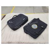 Two assorted laptop bag and attache bag Two assorted laptop bag and attache bag