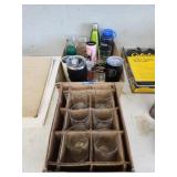 Two boxes assorted tumblers and drinking glasses Two boxes assorted tumblers and drinking glasses