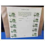 Vintage 1976 Michigan waterfowl hunting stamps Vintage 1976 Michigan waterfowl hunting stamps