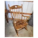 Vintage solid wood rocking chair Vintage solid wood rocking chair