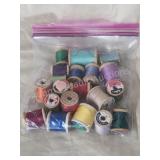 Assorted vintage sewing thread spools Assorted vintage sewing thread spools