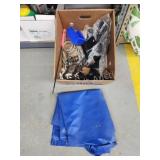 Miscellaneous box Garage items - small tarp, Miscellaneous box Garage items - small tarp,