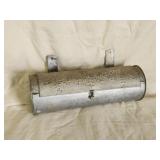 Antique vintage punched tin candle wall hanging Antique vintage punched tin candle wall hanging