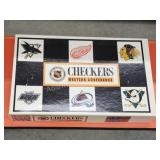 Vintage NHL Western Conference checkers game Vintage NHL Western Conference checkers game