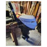 Vintage Johnson 9.5 hp outboard motor, runs good, Vintage Johnson 9.5 hp outboard motor, runs good,