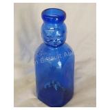 Vintage Brookfield baby top blue cobalt glass Vintage Brookfield baby top blue cobalt glass