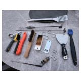 Assorted grilling utensils etc Assorted grilling utensils etc
