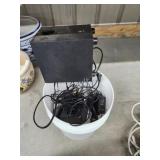 5 gallon of bucket assorted computers speakers 5 gallon of bucket assorted computers speakers