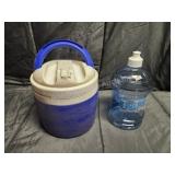 2 assorted drink coolers jugs