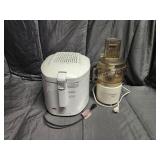 T-Fal superclean safety fryer maxi and Black &