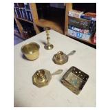 5 pcs miscellaneous vintage brass