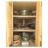 Kitchen cabinet clean out (Pyrex, Fire King,