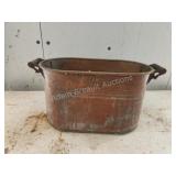Vintage antique Atlantic copper boiler