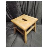 Small wooden step stool