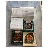 6 misc Hallmark Christmas ornaments