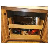 Kitchen cabinet 2-drawer clean out, must take