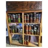Large variety quart and pint canning jars, many