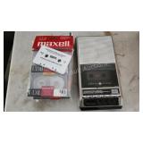 General Electric cassette player and tapes