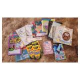 Adult coloring books , colored pencils , word