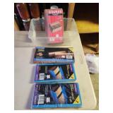 4 assorted new accordion files