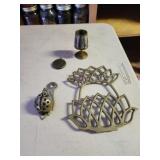 4 pcs assorted decorative brass
